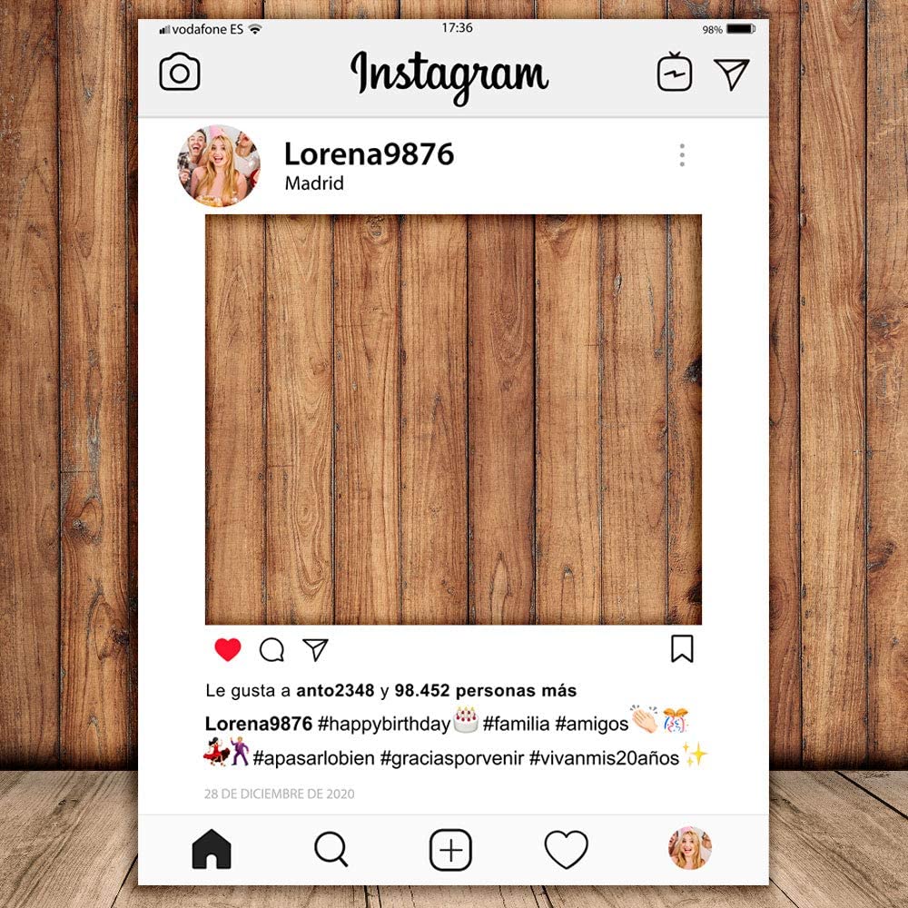Marco instagram personalizable